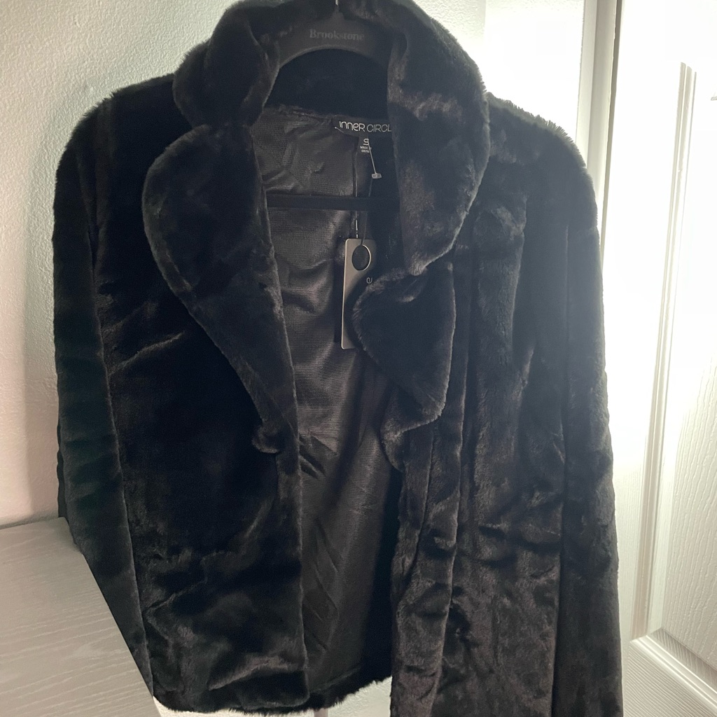 Fuzzy Jacket Coat Never Worn